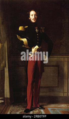 Portrait of Ferdinand-Philippe, Duke of Orleans 1842 by Jean Auguste Dominique Ingres Stock Photo
