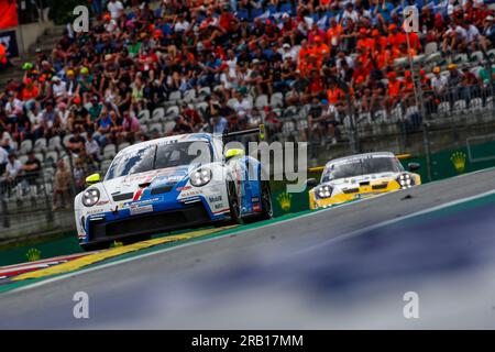Spielberg, Austria. 2nd July, 2023. #17 Risto Vukov (NMK, Ombra), Porsche Mobil 1 Supercup at Red Bull Ring on July 2, 2023 in Spielberg, Austria. (Photo by HIGH TWO) Credit: dpa/Alamy Live News Stock Photo