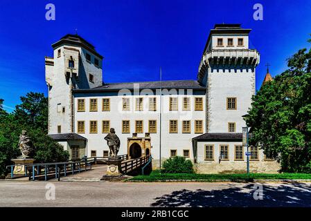 Asparn an der Zaya, Asparn Castle, Lower Austria, Austria Stock Photo