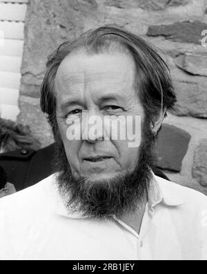 Solzhenitsyn, Aleksandr Isayevich Solzhenitsyn (1918 – 2008) Russian writer. Stock Photo