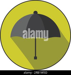 Umbrella icon - flat weather icons Stock Vector