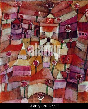 Rose garden 1920 by Paul Klee Stock Photo