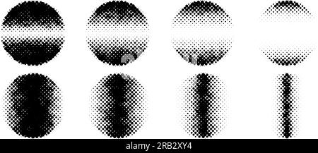 Black circle in bitmap style Stock Vector Image & Art - Alamy