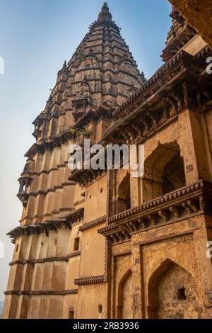 Chaturbhuj Temple at Orchha in Madhya Pradesh, India. Stock Photo