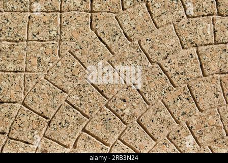 Paving stones that are laid in a nice pattern. Stock Photo