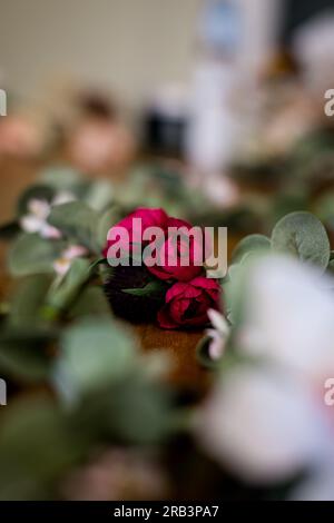 Fake Florals, Crowns in San Diego Stock Photo