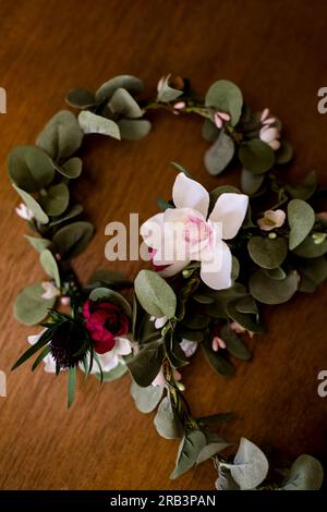 Fake Florals, Crowns in San Diego Stock Photo