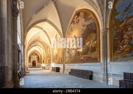 Cloister of Toledo Cathedral - Toledo, Spain Stock Photo