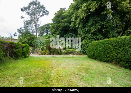 Trereife House is a grade II* listed manor house located west of the town of Penzance in Cornwall, England, UK. Stock Photo