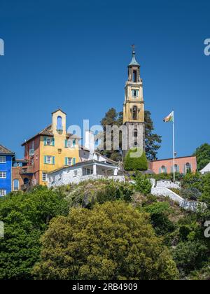 Portmeirion, North Wales, UK Stock Photo