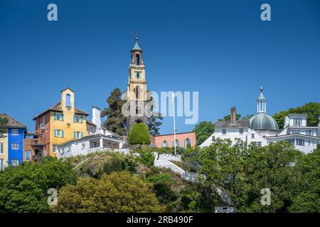 Portmeirion, North Wales, UK Stock Photo