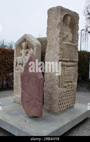 Sculpture. Archaeological site. Augusta Raurica. Augst. Switzerland Stock Photo