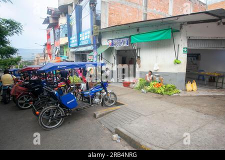 Tarapoto, Peru; 1st October 2022: Food market views in the city of Tarapoto in the Peruvian jungle. Stock Photo