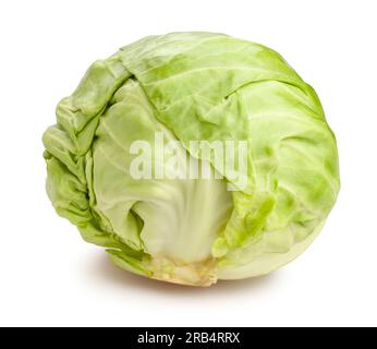 white cabbage path isolated on white Stock Photo