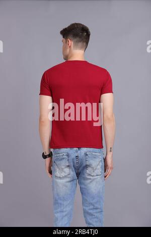 Male T-Shirt/Shirt Model Stock Photo