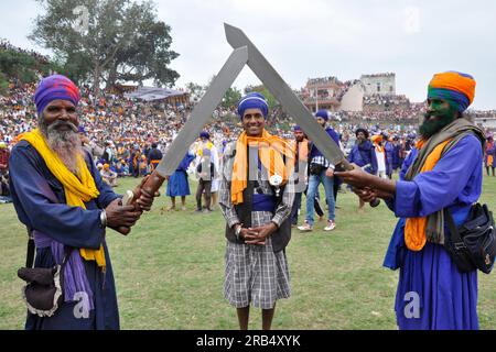 Hola mohalla festival. anandpur sahib. punjab. india Stock Photo