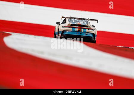 Spielberg, Austria. 30th June, 2023. #18 Keagan Masters (ZA, Ombra), Porsche Mobil 1 Supercup at Red Bull Ring on June 30, 2023 in Spielberg, Austria. (Photo by HIGH TWO) Credit: dpa/Alamy Live News Stock Photo