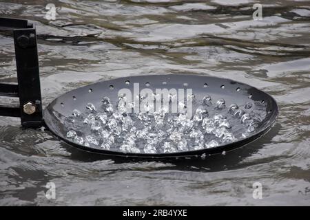 Fountain. Sculpture. Jean Tinguely. Basel. Switzerland Stock Photo