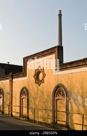 Crespi d'Adda. UNESCO. Lombardy. Italy Stock Photo