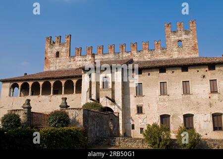 Malpaga castle. Lombardy. Italy Stock Photo