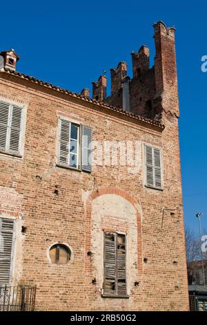 Belgioioso castle. Belgioioso. Lombardy. Italy Stock Photo