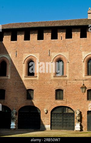 Bolognini castle. Sant'Angelo Lodigiano. Lombardy. Italy Stock Photo