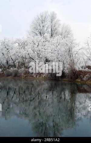 Naviglio Grande. Castelletto di Cuggiono. Lombardy. Italy Stock Photo