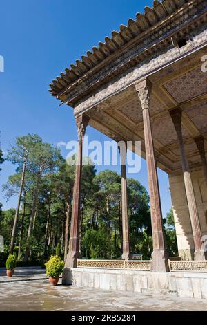 Chehel sotoun palace. isfahan. Iran Stock Photo