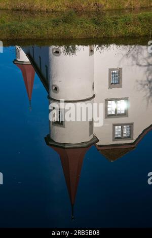 Wasserschloss Wyher. castle. Ettiswil. Switzerland Stock Photo