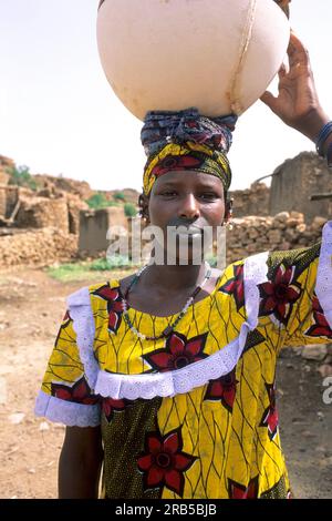 Dogon Woman. Nando. Mali. Africa Stock Photo