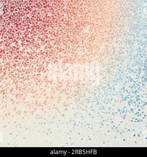 Abstract geometric background. Attractive scattered low poly triangles with colored gradient. Amazing vector illustration. Stock Vector