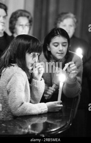 Religious Procession. Italy. 70's Stock Photo