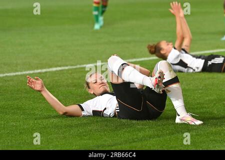 Fuerteventura, Deutschland. 07th July, 2023. Svenja HUTH (GER) on the ground, action. Soccer national game women Germany (GER) -Zambia (ZMB), on July 7th, 2023, Sportpark Ronhof Thomas Sommer in Fuerth, ? Credit: dpa/Alamy Live News Stock Photo