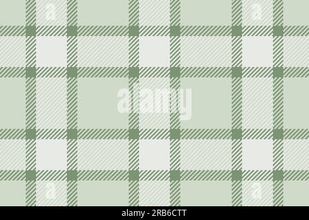Tartan pattern seamless of texture fabric textile with a plaid background check vector in light and white colors. Stock Vector