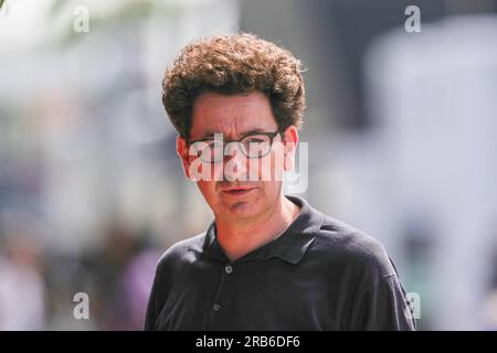 Silverstone, UK. 07th July, 2023. Mattia Binotto during the FORMULA 1 ARAMCO BRITISH GRAND PRIX 2023 at Silverstone Circuit, Silverstone, United Kingdom on 7 July 2023 Credit: Every Second Media/Alamy Live News Stock Photo