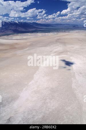 Aerial image of the Alvord Desert, Oregon, USA Stock Photo