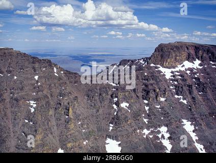 Aerial image of Steens Mountains Wilderness, Oregon, USA Stock Photo