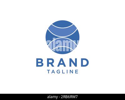 World Globe Icon isolated on White Background. Flat Vector Icon Design Template Element Stock Vector