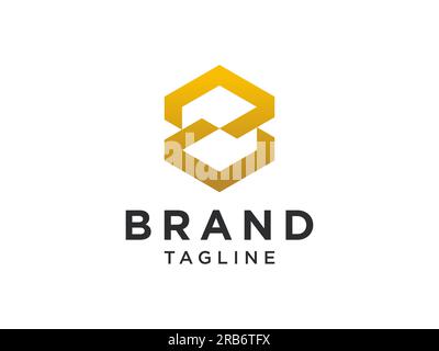 Abstract Initial Letter Z Logo. Gold Geometric Arrows Flash Thunderbolt Icon. Usable for Business, Technology and Electricity Logos. Flat Vector Logo Stock Vector