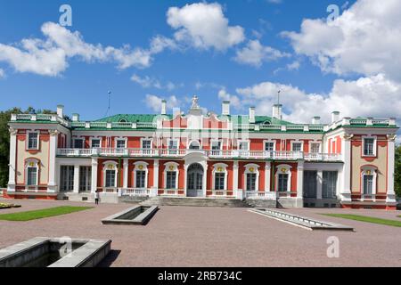 Kadriorg Palace is an 18th-century Russian palace in Kadriorg, Tallinn, the capital of Estonia. Today it is an art Museum. Stock Photo