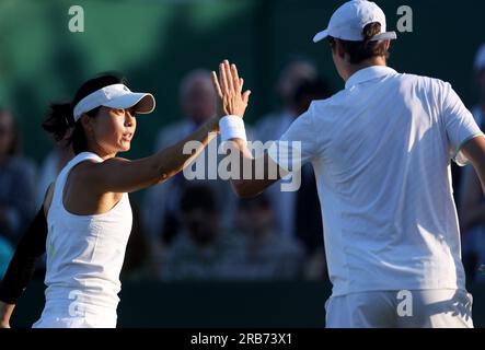 Desirae Krawczyk During The Mixed Doubles Semi-Final Match With Neal ...