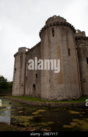 Nunney Castle, near Frome, Somerset, Stock Photo