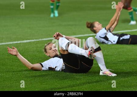 Fuerteventura, Deutschland. 07th July, 2023. Alexandra POPP (GER) on the ground, action. Germany (GER) -Zambia (ZMB) 2-3 on July 7th, 2023, Sportpark Ronhof Thomas Sommer in Fuerth, ? Credit: dpa/Alamy Live News Stock Photo