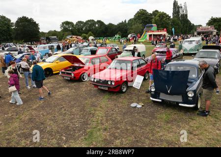 Markeaton Car Show, Derby, 2023 Stock Photo