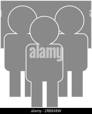 The training icon. Teacher and learner, classroom, presentation, conference, lesson, seminar, education symbol Flat Vector illustration Button Stock Vector