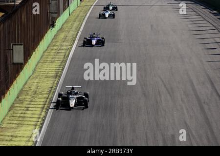 Sao Paulo, Brazil. 08th July, 2023. SÃO PAULO, SP - 08.07.2023: F4 ETAPA INTERLAGOS - First F4 race, at the Interlagos Circuit, SP, this Saturday (8). (Photo: Roberto Casimiro/Fotoarena) Credit: Foto Arena LTDA/Alamy Live News Stock Photo