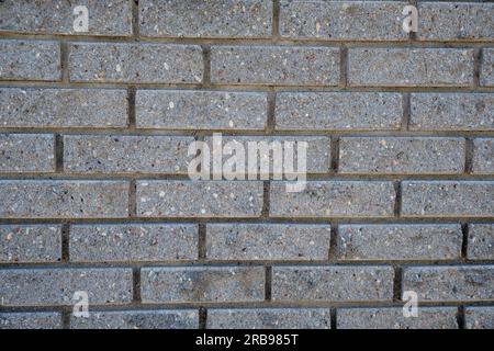 old vintage gray brick wall texture background Stock Photo