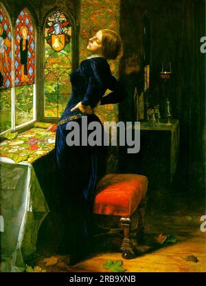 John Everett Millais Mariana 1851 Oil On Panel Tate Britain London 