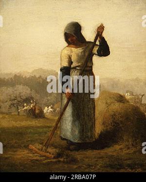 Woman With A Rake Woman with a Rake, Jean-Francois Millet, 1856-1857, Metropolitan Museum ...