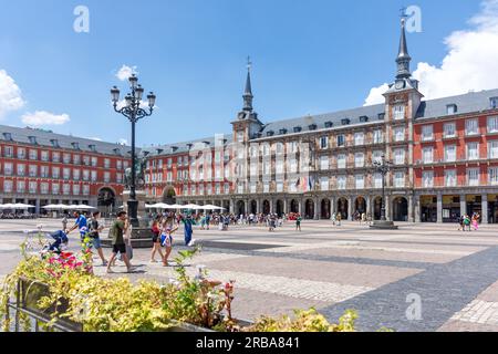 Casa de la Panadería, Plaza Mayor de Madrid, Centro, Madrid, Kingdom of Spain Stock Photo